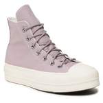 Hallenschuhe von Converse, in der Farbe Lila, aus Stoff, andere Perspektive, Vorschaubild