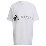 T-Shirt von adidas by Stella McCartney, in der Farbe Weiss, aus Polyester, Vorschaubild