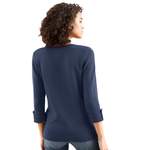 3/4 Arm-Pullover von Casual Looks, in der Farbe Blau, aus Baumwolle, andere Perspektive, Vorschaubild