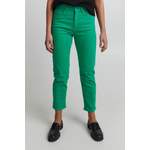 5-Pocket-Jeans von Ichi, in der Farbe Grün, aus Baumwolle, andere Perspektive, Vorschaubild