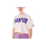 T-Shirt von Champion, in der Farbe Weiss, andere Perspektive, Vorschaubild