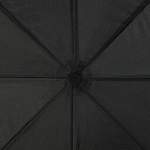 Regenschirm von Happy Rain, in der Farbe Schwarz, andere Perspektive, Vorschaubild