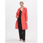 Trenchcoat von Vero Moda, in der Farbe Rosa, aus Polyester, andere Perspektive, Vorschaubild