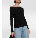 Top von Alaïa, in der Farbe Schwarz, aus Polyester, andere Perspektive, Vorschaubild