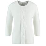 3/4 Arm-Pullover von Gerry Weber, in der Farbe Weiss, aus Baumwolle, andere Perspektive, Vorschaubild