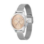 Damen-Armbanduhr von HUGO, in der Farbe Silber, aus Edelstahl, andere Perspektive, Vorschaubild
