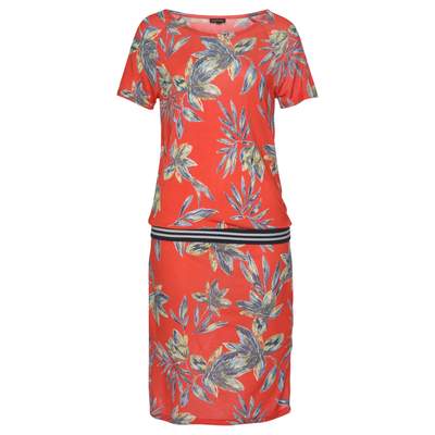 Preisvergleich für LASCANA Strandkleid Damen rot-bedruckt Gr.34, aus  Viskose, Größe 34, GTIN: 8699067932083 | Ladendirekt