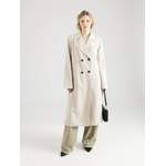 Trenchcoat von Pieces, in der Farbe Beige, aus Polyester, andere Perspektive, Vorschaubild