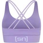 Sport-BH von Super.Natural, in der Farbe Lila, aus Polyester, andere Perspektive, Vorschaubild