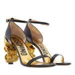 High Heel Sandalette von Moschino, in der Farbe Schwarz, aus Leder, Vorschaubild