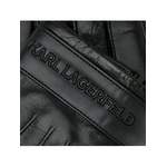 Handschuhe von Karl Lagerfeld, in der Farbe Schwarz, aus Echtleder, andere Perspektive, Vorschaubild