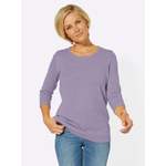 3/4 Arm-Pullover von Classic Basics, in der Farbe Lila, andere Perspektive, Vorschaubild