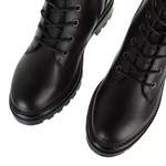 Bikerboot von Steve Madden, in der Farbe Schwarz, aus Textil, andere Perspektive, Vorschaubild