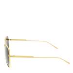 Sonstige Sonnenbrille von Bottega Veneta, in der Farbe Gold, aus Metall, andere Perspektive, Vorschaubild
