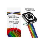 Smartwatch-Armband von Nalia, Mehrfarbig, aus Nylon, andere Perspektive, Vorschaubild