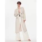 Trenchcoat von Pieces, in der Farbe Beige, aus Polyester, andere Perspektive, Vorschaubild