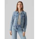 Jeansjacke von Vero Moda, in der Farbe Blau, aus Polyester, andere Perspektive, Vorschaubild