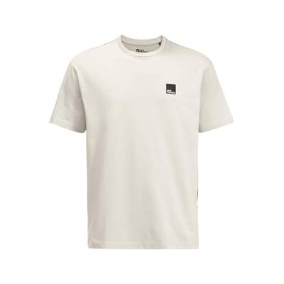 Preisvergleich für Jack Wolfskin Eschenheimer T-Shirt Unisex T-shirt aus  Bio-Baumwolle L rose smoke rose smoke, aus Naturfaser, Größe L, GTIN:  4064993704167 | Ladendirekt