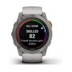 Smartwatch von Garmin, in der Farbe Grau, aus Material-mix, andere Perspektive, Vorschaubild