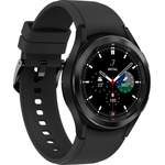 Smartwatch von Samsung, in der Farbe Schwarz, aus Edelstahl, andere Perspektive, Vorschaubild