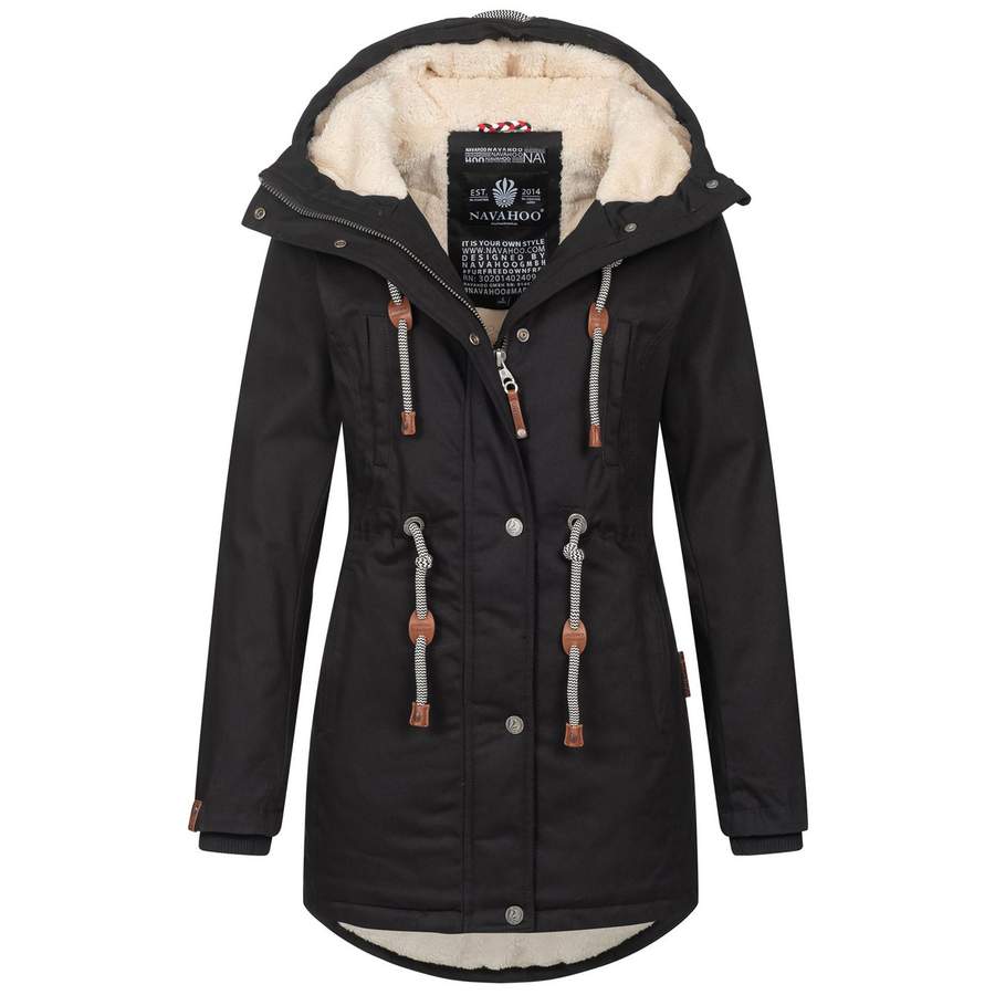 Navahoo Winterjacke Damen Dunkelbraun Navahoo ADELE Winterjacke