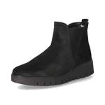 Chelsea-Boot von Gabor, in der Farbe Schwarz, aus Fleece, andere Perspektive, Vorschaubild