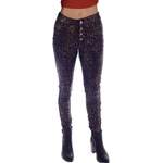 Bootcut-Jeans von Charis Moda, in der Farbe Schwarz, andere Perspektive, Vorschaubild
