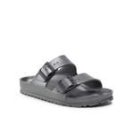 Pantolette von Birkenstock, in der Farbe Grau, aus Gummi, andere Perspektive, Vorschaubild