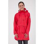 Regenjacke von DEPROC Active, in der Farbe Rot, andere Perspektive, Vorschaubild