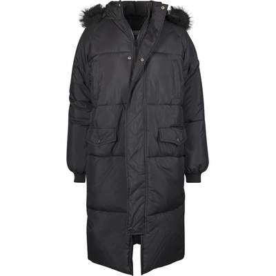 Preisvergleich für URBAN CLASSICS Winterjacke Urban Classics Damen Ladies  Oversize Faux Fur Puffer Coat, in der Farbe Schwarz, aus Polyester, GTIN:  4053838316108 | Ladendirekt
