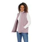 Softshellweste von collection L, in der Farbe Lila, aus Polyester, andere Perspektive, Vorschaubild