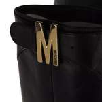 High Heel Pump von Moschino, in der Farbe Schwarz, aus Leder, andere Perspektive, Vorschaubild