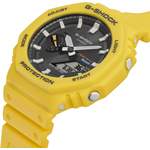 Smartwatch von CASIO G-SHOCK, in der Farbe Gelb, aus Resin, andere Perspektive, Vorschaubild