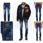 5-Pocket-Jeans von Dsquared2, in der Farbe Blau, aus Denim, andere Perspektive, Vorschaubild