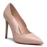 High Heel Pump von Baldowski, in der Farbe Beige, aus Leder, andere Perspektive, Vorschaubild