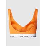Sport-BH von Calvin Klein Underwear, in der Farbe Orange, aus Polyester, andere Perspektive, Vorschaubild