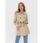 Trenchcoat von Only, in der Farbe Beige, aus Polyester, andere Perspektive, Vorschaubild