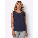 Tanktop von Classic Basics, in der Farbe Blau, andere Perspektive, Vorschaubild