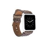 Smartwatch-Armband von Renna Leather, in der Farbe Braun, andere Perspektive, Vorschaubild