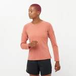 Laufshirt von Salomon, in der Farbe Rosa, aus Polyester, andere Perspektive, Vorschaubild