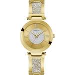 Damen-Armbanduhr von Guess, in der Farbe Gold, aus Edelstahl, Vorschaubild