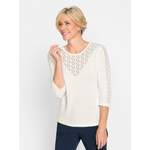 3/4 Arm-Pullover von Classic, in der Farbe Beige, andere Perspektive, Vorschaubild