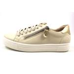 Sneaker von Rieker, in der Farbe Beige, aus Leder, andere Perspektive, Vorschaubild