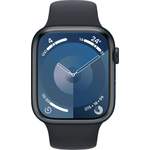 Smartwatch von Apple, in der Farbe Schwarz, aus Aluminium, andere Perspektive, Vorschaubild