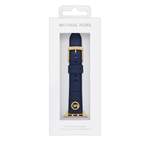 Smartwatch-Armband von Michael Kors, in der Farbe Blau, aus Leder, Vorschaubild
