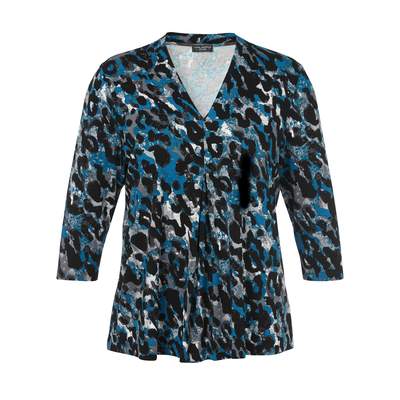 Preisvergleich für TOM TAILOR Damen Gestreiftes Langarmshirt, blau, Gr. 48,  aus Baumwolle, Größe 48, GTIN: 4067261252759 | Ladendirekt