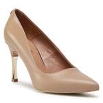 High Heel Pump von R.Polański, in der Farbe Beige, aus Leder, andere Perspektive, Vorschaubild