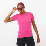 Laufshirt von Salomon, in der Farbe Rosa, aus Polyester, andere Perspektive, Vorschaubild