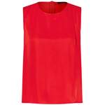 Bluse von Taifun, in der Farbe Rot, aus Jeans, andere Perspektive, Vorschaubild