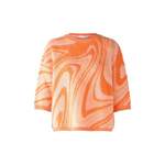 3/4 Arm-Pullover von Oui, in der Farbe Orange, aus Polyacryl, andere Perspektive, Vorschaubild
